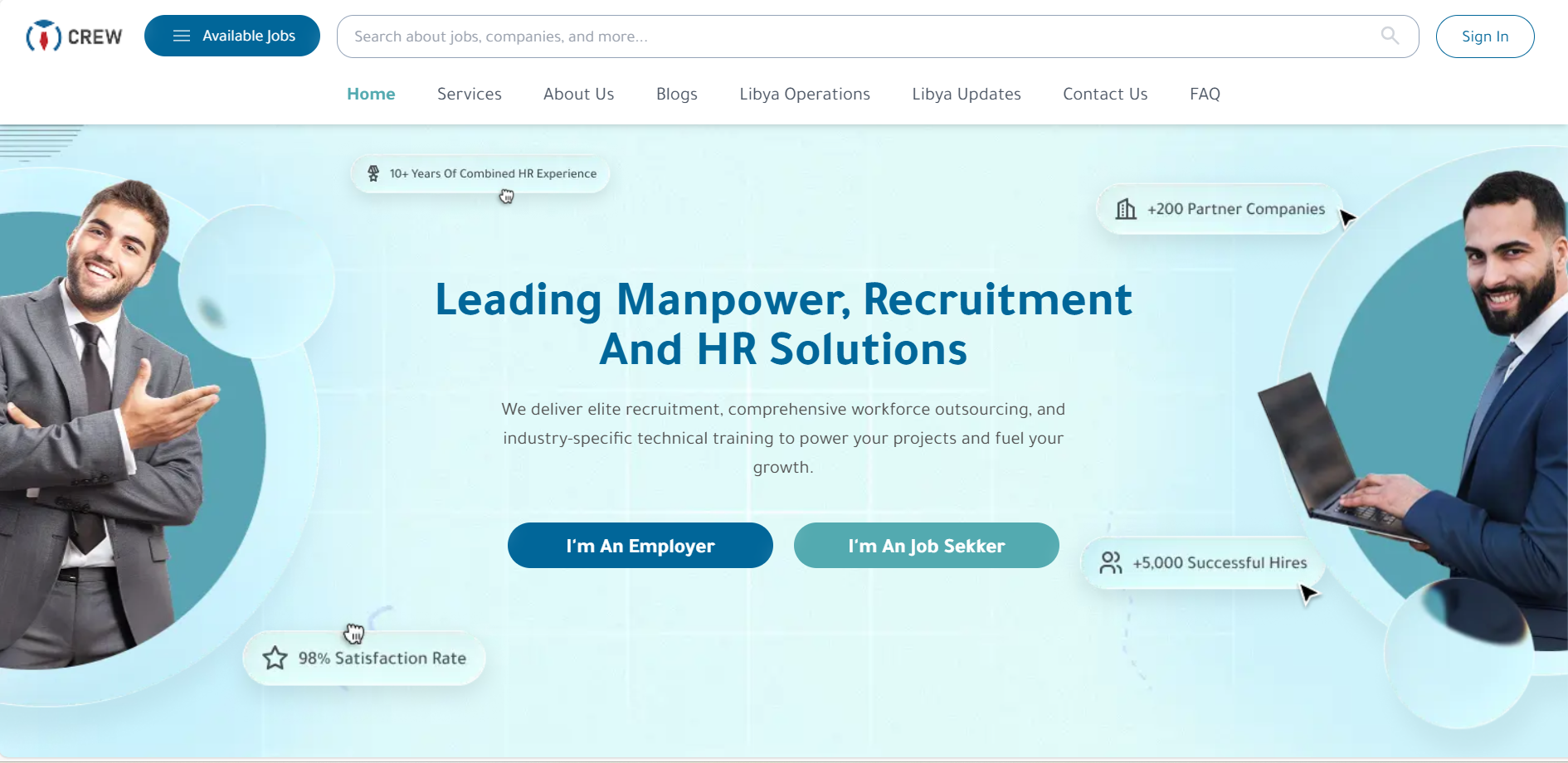Crew Website
